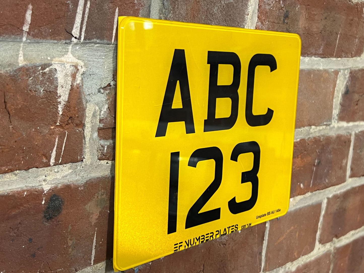 Motorcycle Plates - 9” x 7”