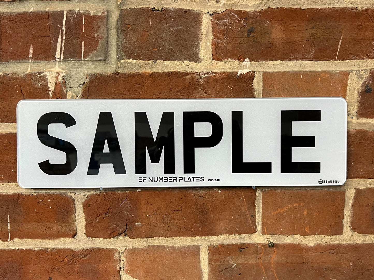 Shortened Plate - 6 Digit