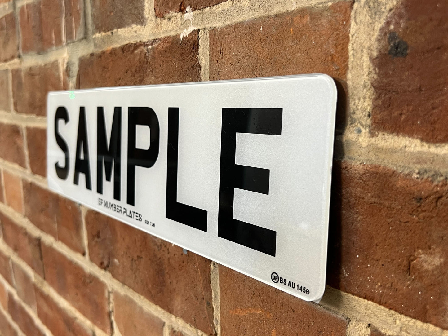 Shortened Plate - 6 Digit