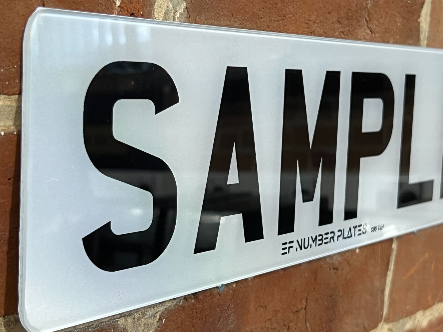Shortened Plate - 6 Digit