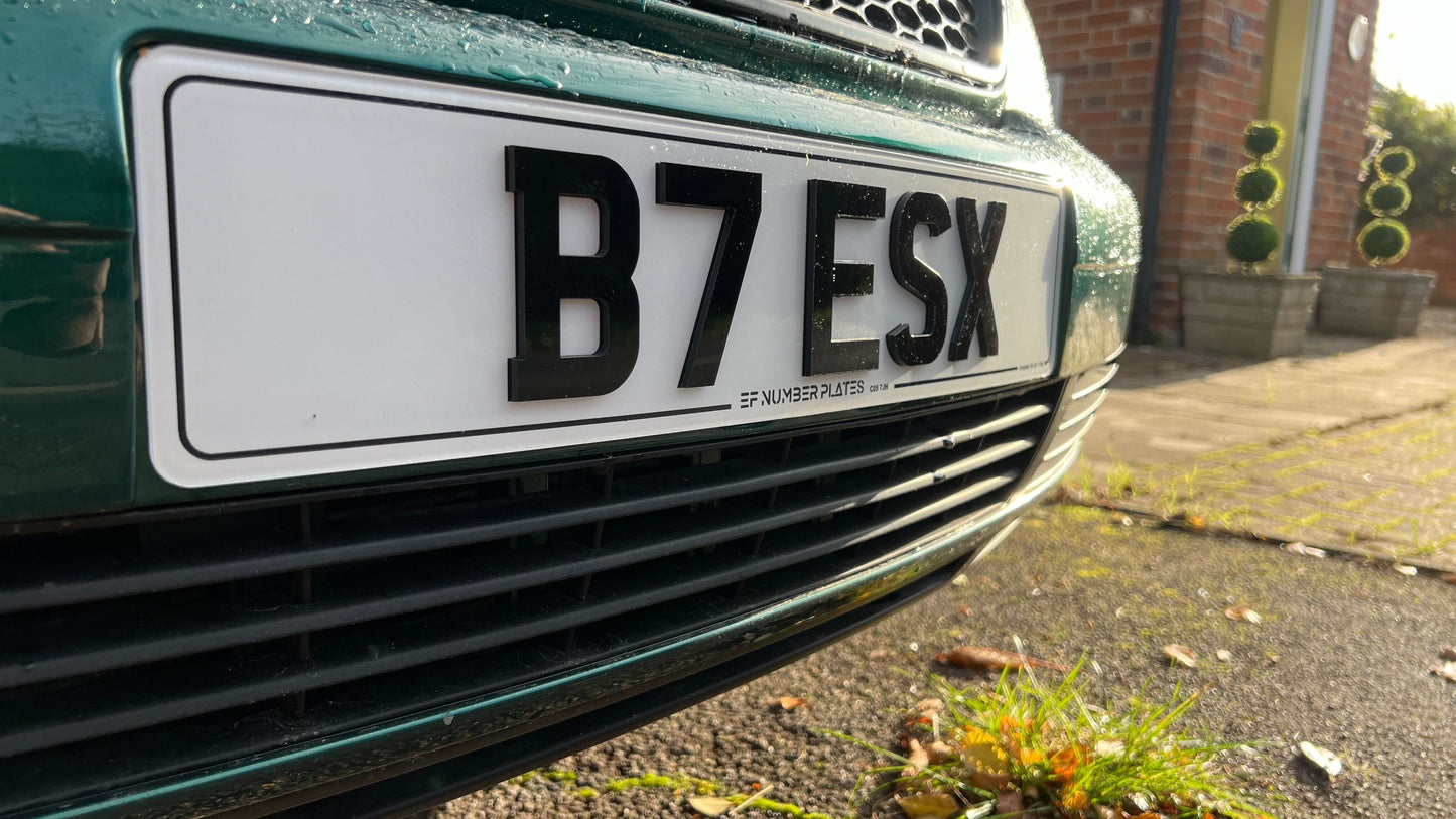 4D Number Plates