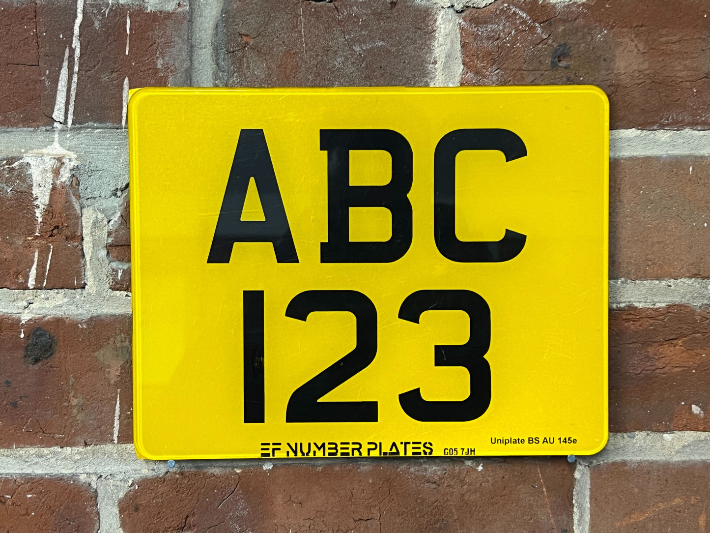 Motorcycle Plates - 9” x 7”