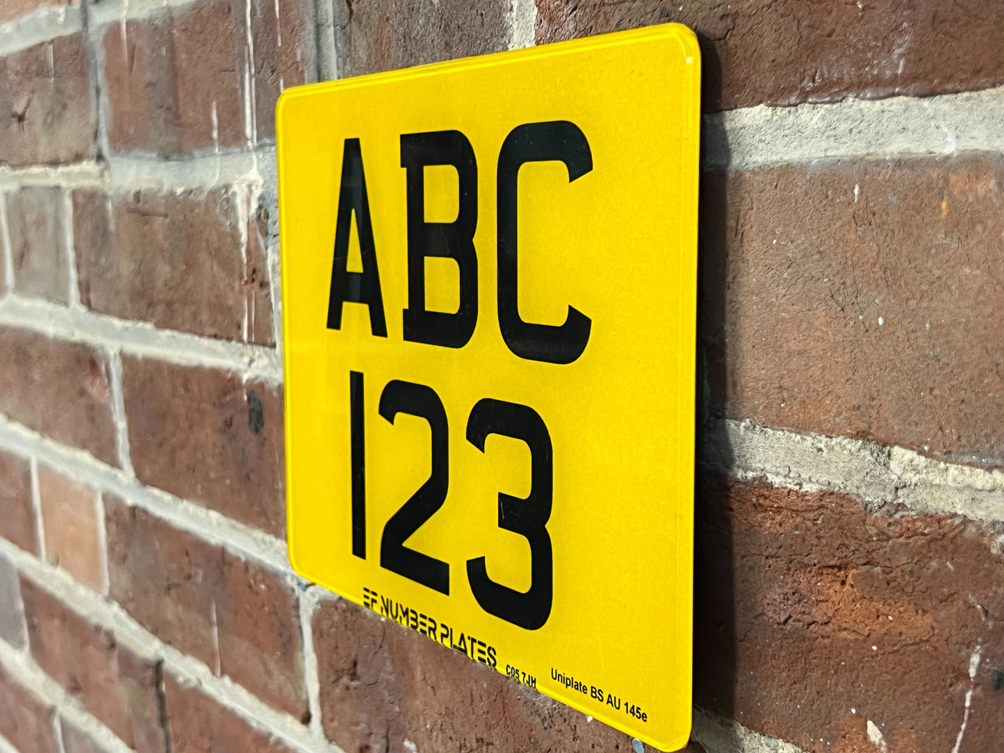 Motorcycle Plates - 9” x 7”