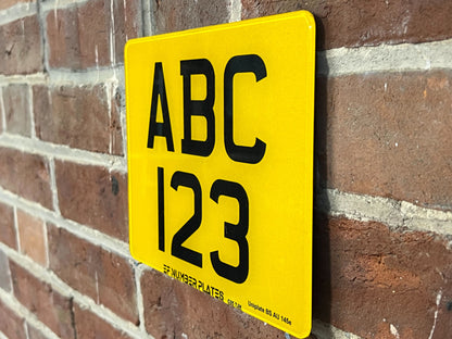 Motorcycle Plates - 9” x 7”