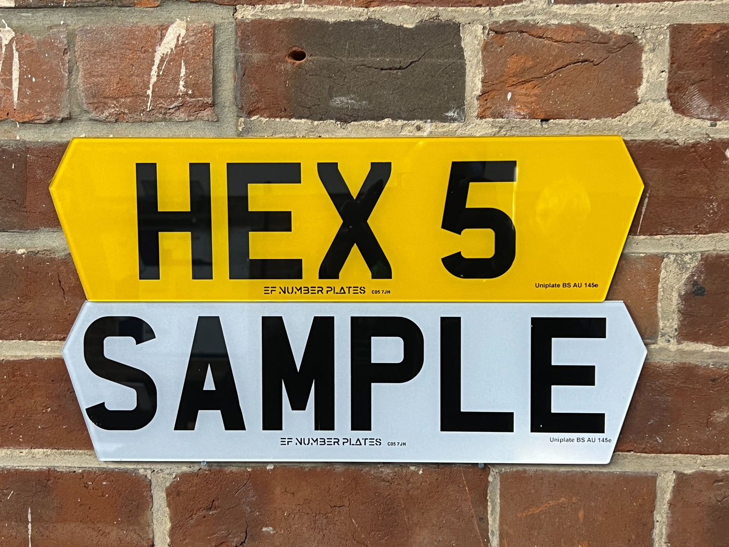 Hex 5 Digit - Front and Rear