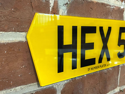 Hex 5 Digit - Front and Rear