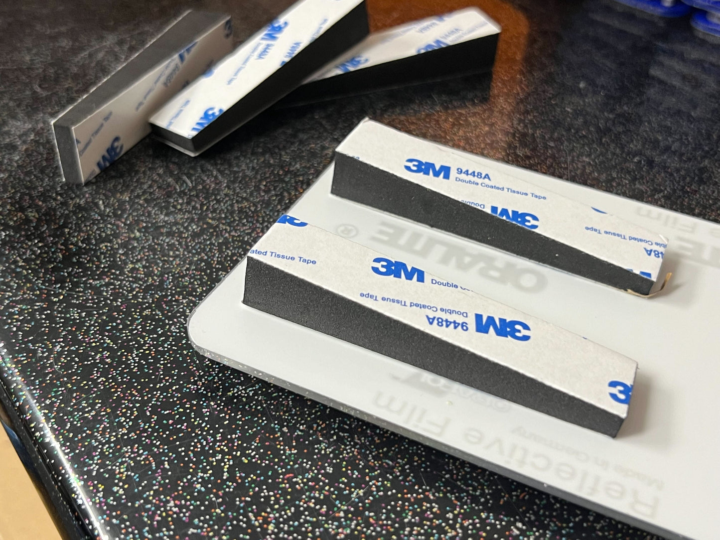 Wedge shaped Sticky Pads